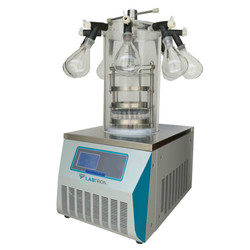 Laboratory Bench-top Freeze Dryer : Manifold Top Press Freeze Dryer LBFD-E11