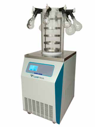 Laboratory Floor model Freeze Dryer : Manifold Freeze Dryer LFFD-D11